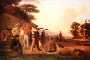 George Caleb Bingham Shooting for the Beef oil painting artist